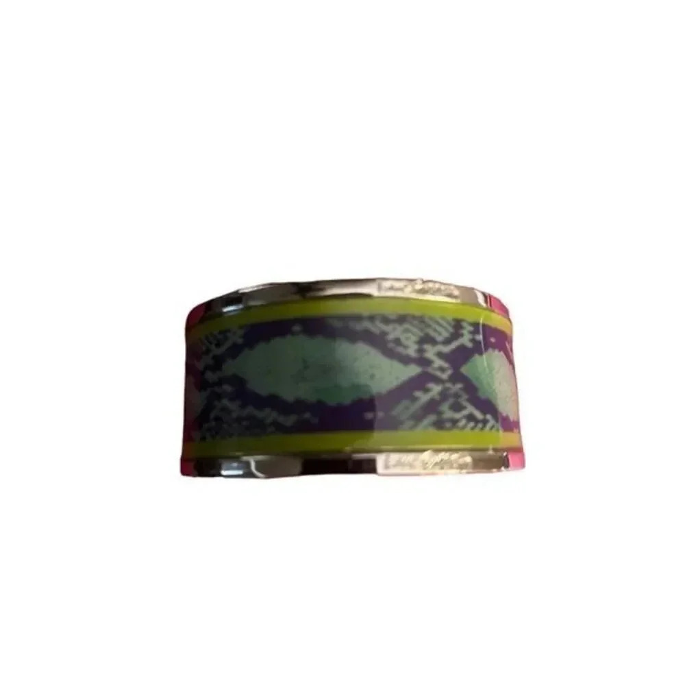 Women's Multicolor Western Rustic Fashion Enamel Bangle Bracelet‎ Country NWT